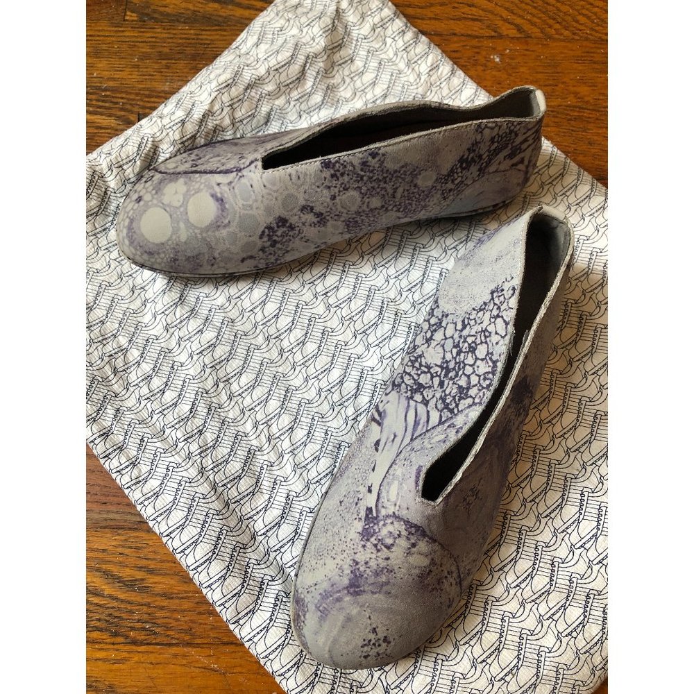 Camper Girl Marble Ballet Flats Size 8